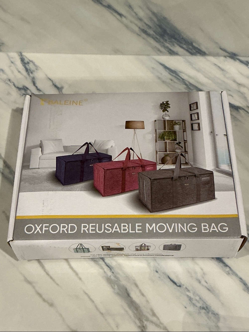 Oxford Reusable Moving Bag - Magenta